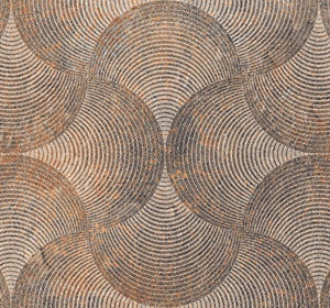 Bronze Ripple Rustic Wallpaper