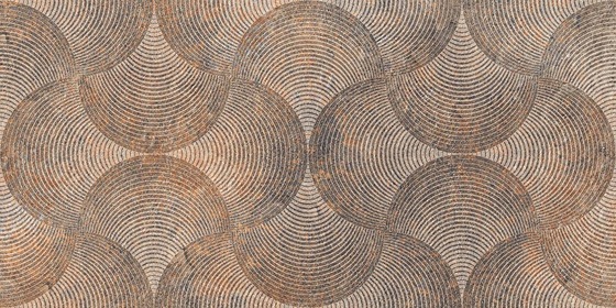 Bronze Ripple Rustic Wallpaper