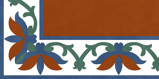 Copper Corner Athangudi Floret